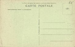 POSTAL Morgat de la VENDIMIA la playa vista de la cueva Balgnoire