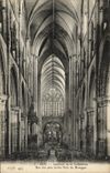 VINTAGE POSTCARD Interior Fraud of the Cathedral One of the most beautiful Naves of Brittany