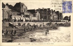 CPA Parame La Plage le Casino et le Grand Hotel