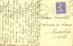CPA Parame Vue vers Rochebonne par gros temps