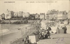 CPA Parame La Plage et Pointe de Rochebonne 