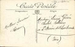 VINTAGE POSTCARD Holy Malo the wearing of tide Boats