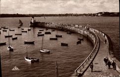 CPA Saint Malo Le Mole des noires