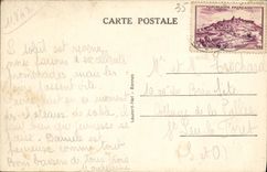 VINTAGE POSTCARD Holy Malo View dimension of the Basins Boats