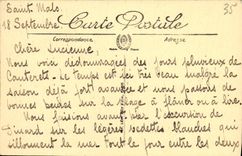 VINTAGE POSTCARD Holy Malo West coast Of the Walls