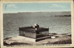 VINTAGE POSTCARD Holy Malo the Large Be and the Tomb of Chateaubriant