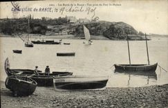 VINTAGE POSTCARD Edges of Rancid Seen from of the Port St Hubert Boats