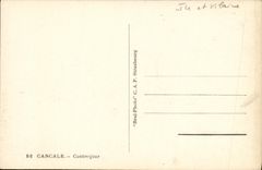 VINTAGE POSTCARD Cancale Against day