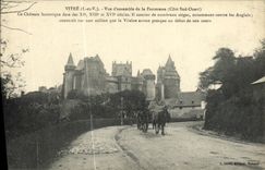 CPA Vitre Vue d ensemble de la Forteresse