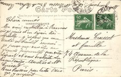 CPA Rennes Palais de Justice Grand Chambre du Parlement de Brelagne Une des loggias dite de Madame de Sevigne