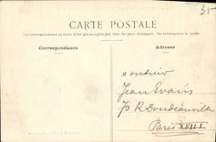 CPA Rennes La Place du Palais et la rue Bourbon