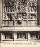 CPA Rennes La Cathedrale Retable en bois sculpte du XV e siecle representant la vie de la Ste Vierge