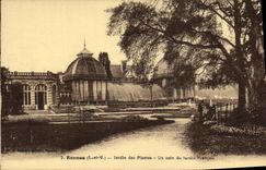 CPA Rennes Jardin des Plantes Un coin du Jardin Francais