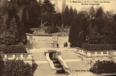 CPA Rennes Jardin des Plantes Escaller monumental