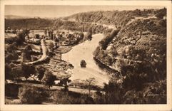 CPA La Vallee de la Creuse La Creuse en aval de la Roche aux Moines