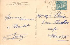 CPA La Vallee de la Creuse La Creuse en aval de la Roche aux Moines