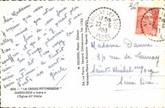 CPM Le Creuse Pittoresque Gargilesse L Eglise Xll e Siecle