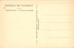 CPA Chateau de Valencay Un Coin du Parc