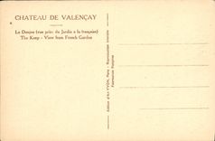 CPA Chateau de Valencay Le Donjon vue prise du Jardin a la francaise