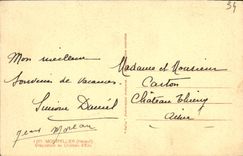 CPA Montpellier Crepuscule au Chateau d Eau