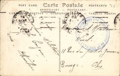 CPA Montpellier La statue de Louis XlV et le Chateau d Eau