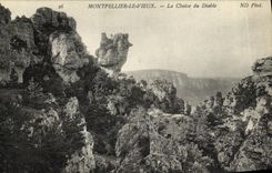 CPA Montpellier le Vieux La Chaise du Diable