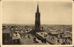 CPA Montpellier Panorama vers l Eglise Sainte Anne