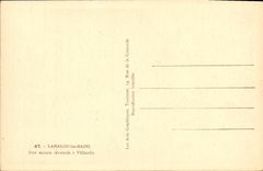 CPA Lamalou les Bains une maison cevenole a Villecelle Folklore Femme