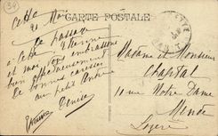 POSTAL de la VENDIMIA esta cornisa una inflamacion pesada