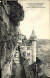CPA Le Lot Pittoresque Rocamadour Chemin de Ronde allant a l Hotellerie du Rocher