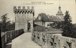 CPA Rocamadour Le Chateau Chemin de ronde la Tour du guetteur