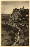 CPA Rocamadour Vue prise de la Route de l Hospitalet