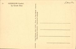 VINTAGE POSTCARD Hossegor the Large Dune