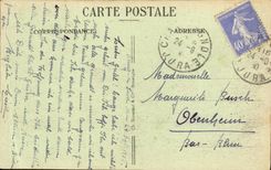 VINTAGE POSTCARD Picturesque Sites of Frank Count L Ain close to Borough of Sirod