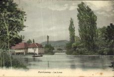 VINTAGE POSTCARD Port Lesney Rents It