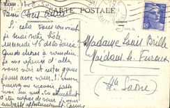 VINTAGE POSTCARD Chaumont Park Sainte Marie Cave of Notre Dame de Lourdes