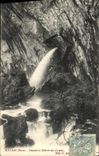 CPA Baume Cascade et Entree des Grottes 
