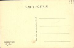 VINTAGE POSTCARD Saline les Bains Vaults of the Town hall