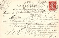 VINTAGE POSTCARD Saline les Bains the Tower of Flora