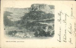 VINTAGE POSTCARD Boards close Alpine laburnum