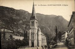 CPA Les Pyrenees Saint Sauveur L Eglise