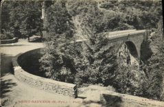 CPA Saint Sauveur Pont Napoleon