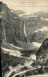 CPA Gavarnie L Hotel Du Cirque Et la Grande cascade
