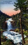 VINTAGE POSTCARD Surroundings of Cauterets the Cascade of the Bridge D Spain