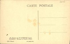 Los alrededores de la POSTAL de la VENDIMIA de St  Etienne incorporaron la detencion del infierno del hoyo D Rochetaillee