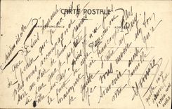 VINTAGE POSTCARD Puy In Velay the Crozatier Statue and the Monument of the combatants