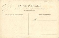 VINTAGE POSTCARD Puy the public garden of the Horseshoe seen from museum