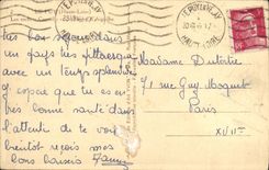 VINTAGE POSTCARD Puy the Rocks Crow