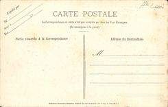 VINTAGE POSTCARD Puy View Taken of the Road of Saugues