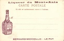 VINTAGE POSTCARD Envrions of Puy the throats and the processions of the Loire has Peyredeyre